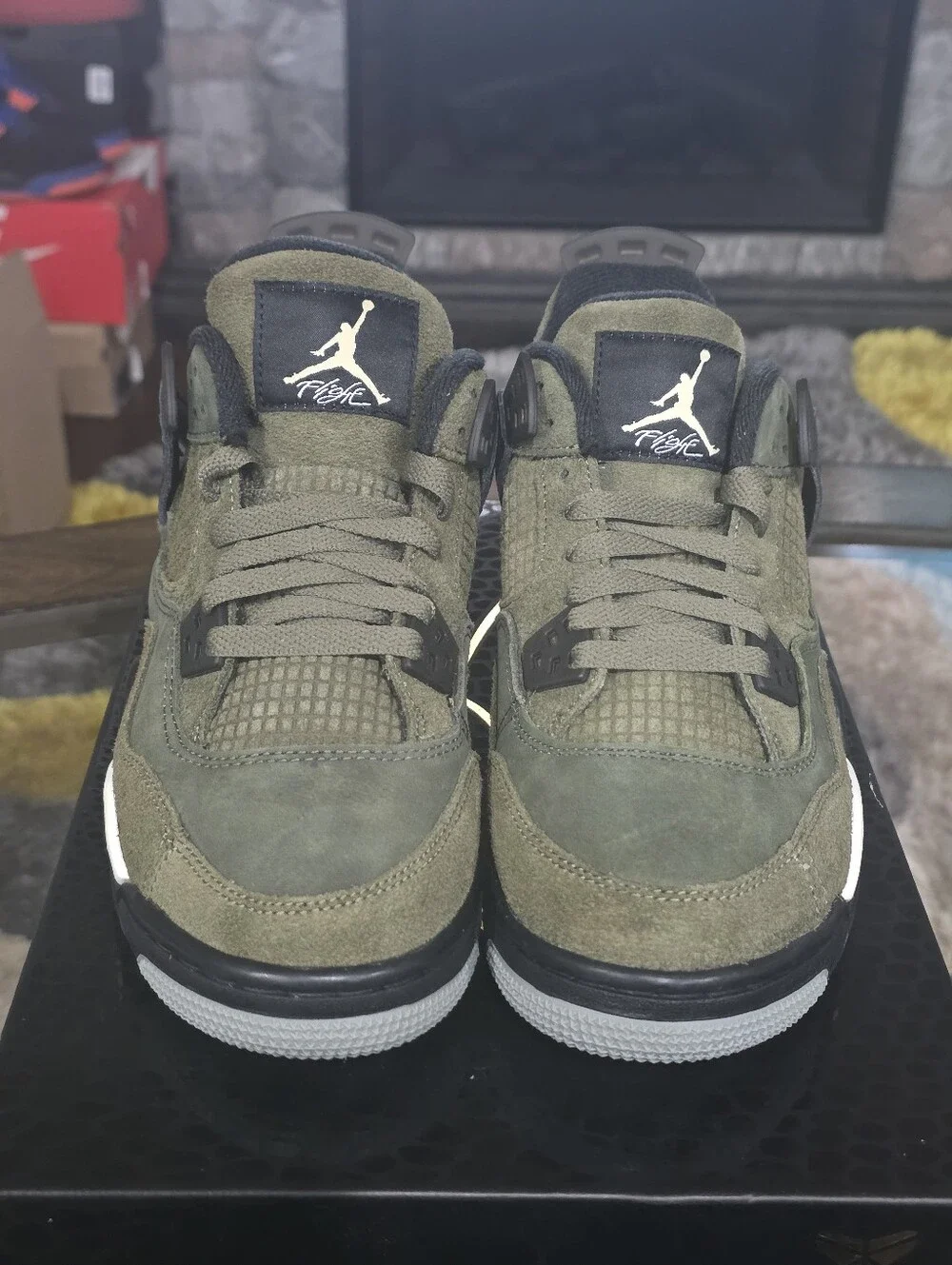 Nike Air Jordan 4 Retro SE Craft Medium Olive (GS)